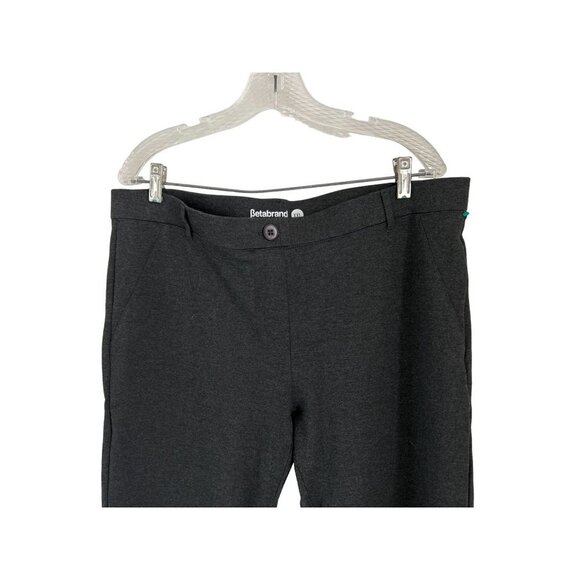 BETABRAND Classic Dress Pant Yoga Pant | Bootcut Heather Gray Size 2XL - Picture 4 of 7